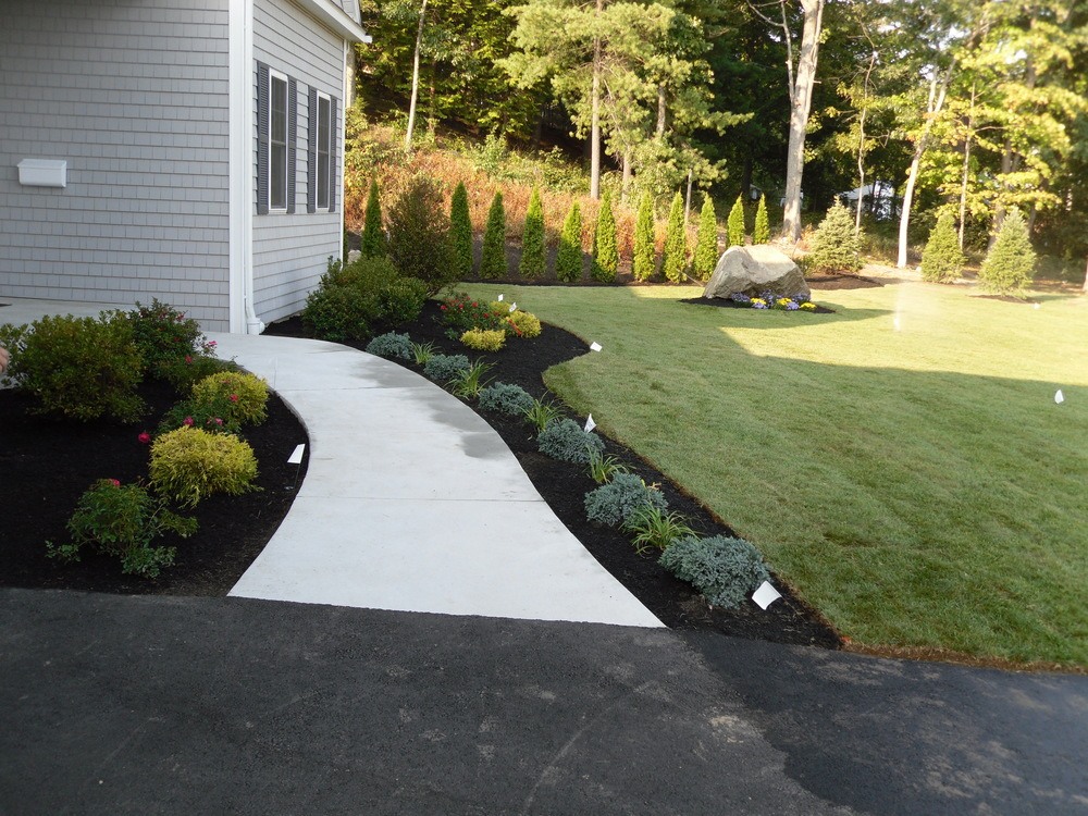 Landscaping Services including Lawn Mowing by Salcorp Landscaping Walpole, MA
